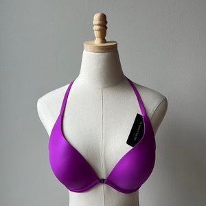 NWT | Victoria's Secret Halter Bra | Magnetic Front Closure | Fuchsia